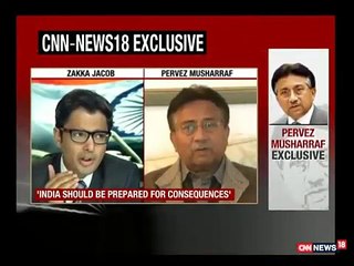 If You Will Strike We Will Strike Back...Pervez Musharraf To Indian Anchor
