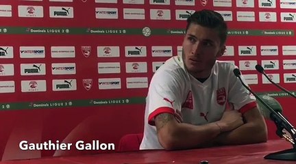 Interview Gallon et coup de gueule de Blaquart après Nîmes Troyes 20 09 2016