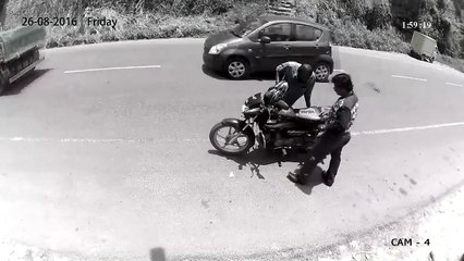 Un pickpocket filmé en flag