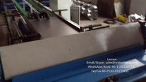 Cabinet panel roll forming machine with servo feeding and folding