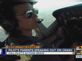 Parents of pilot that crashed into Gilbert home speak out