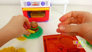 Bộ đồ chơi nấu ăn - Nấu ăn Bằng Đất Nặn Play-Doh với bộ dụng cụ nhà bếp Toys