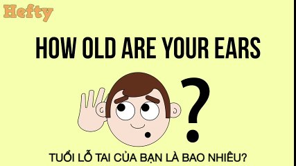 Hết hồn với tình trạng lỗ tai qua clip kiểm tra tuổi