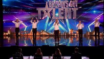 Why hello boys! Feeling a bit hot under the collar are we? | Britain's Got More Talent 2015