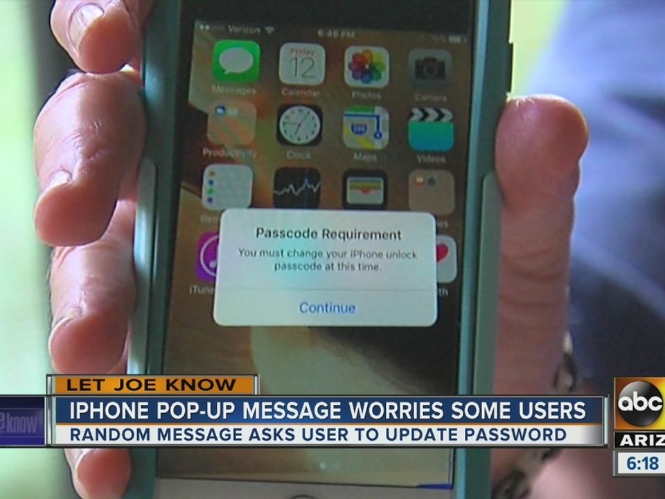 Let Joe Know: Cellphone popups—what are they?