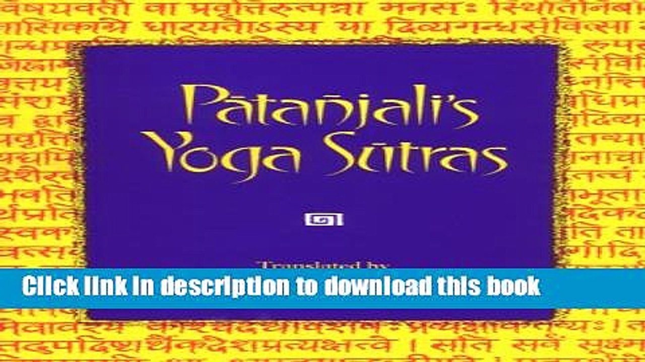 [PDF] Patanjali s Yoga Sutras Popular Online