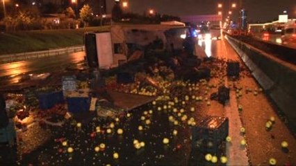 D-100 Karayolunda Zincirleme Kaza