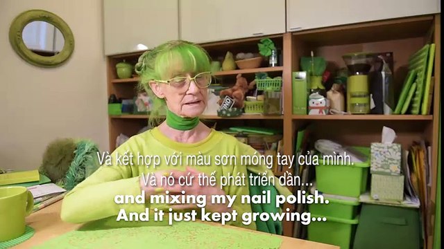Cuộc sống thú vị của cụ bà cuồng màu xanh chuối