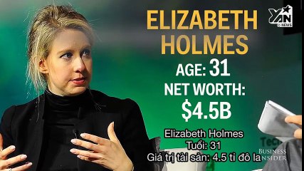 Những tỉ phú giàu có nhất dưới 35 tuổi