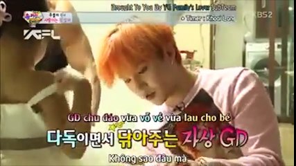 GD xấu hổ khi bé gái đang thay đồ