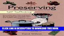 [PDF] Self-Sufficiency Preserving: Jams, Jellies, Pickles and More Full Online