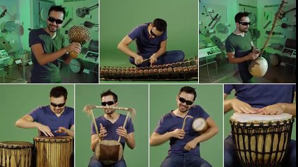 Màn trình diễn với hàng chục nhạc cụ trên thế giới