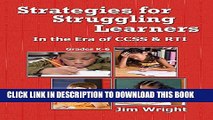 New Book Strategies for Struggling Learners In the Era of CCSS   RTI