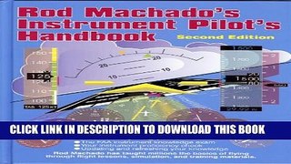New Book Rod Machado s Instrument Pilot s Handbook
