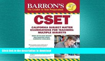 READ  Barron s CSET, 4th Edition: California Subject Matter Exams for Teachers: Multiple