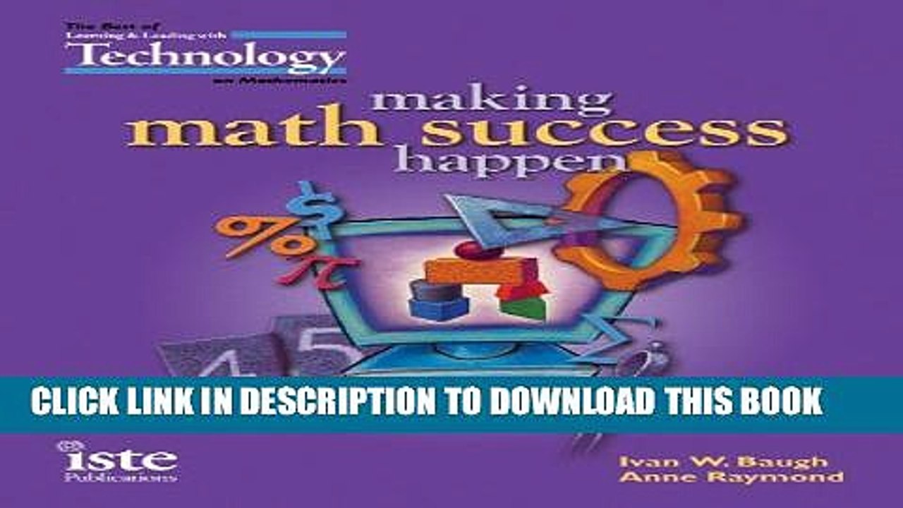 [PDF] Making Math Success Happen: The Best of "Learning   Leading with Technology" on Mathematics
