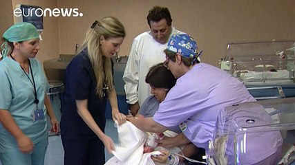 Woman of 61 becomes a mother for the first time