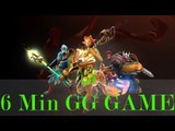 Dota 2 - Crazy game 5 hero PUSHING  GG in 6 min