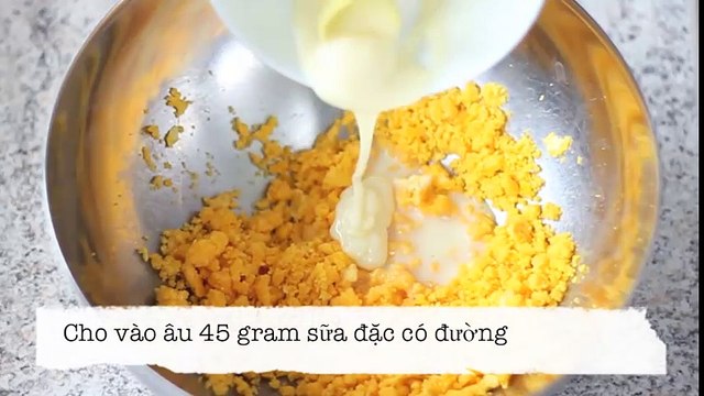 Cách làm bánh bao kim sa trứ danh