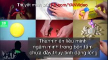 Thanh niên liều mình ngâm mình trong bồn tắm chứa đầy thủy tinh dạng lỏng