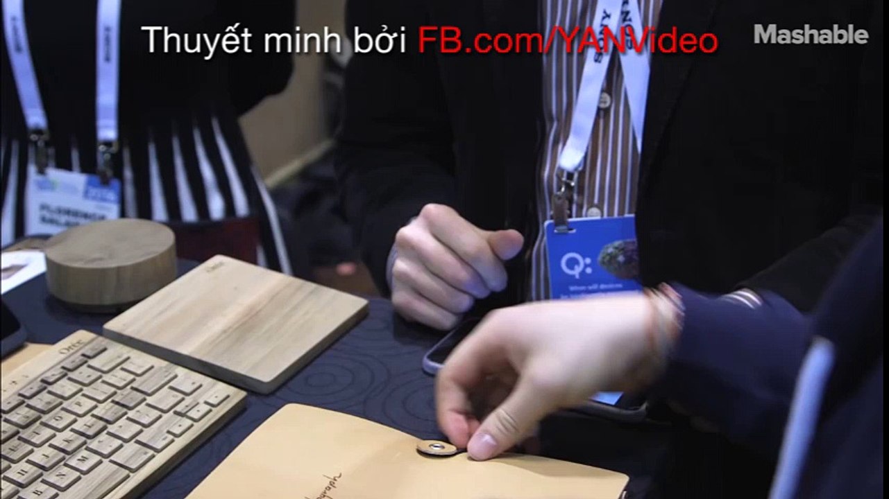 Chiếc “bút thần” có thể tự ghi nhớ nội dung viết trên giấy vào điện thoại