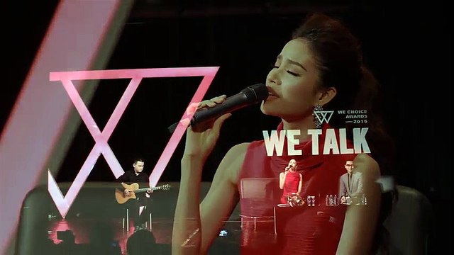 Phạm Hương hát Khúc giao mùa tại buổi giao lưu We talk cùng fan