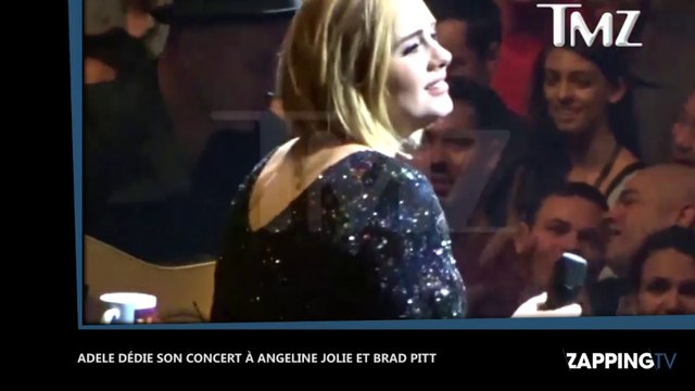 Angelina Jolie et Brad Pitt divorcent : Adele très émue leur dédie un concert (Vidéo)