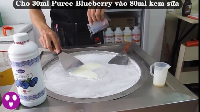 Hướng dẫn làm kem cuộn Thái Lan cực ngon tại nhà