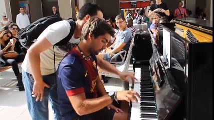 Improvisation at the train station in paris!