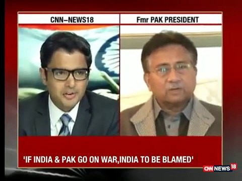 General Pervez Musharraf Mouth Breaking Reply To Indian News Anchor