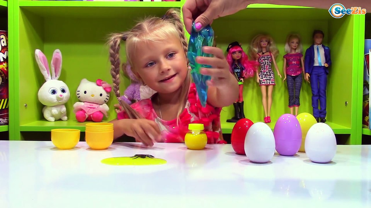 Сюрпризы для Ярославы! ЛИЗУНЫ С ПАУКАМИ Игрушки СЛИЗЬ для детей Распаковка Сюрпризов Unboxing Toys