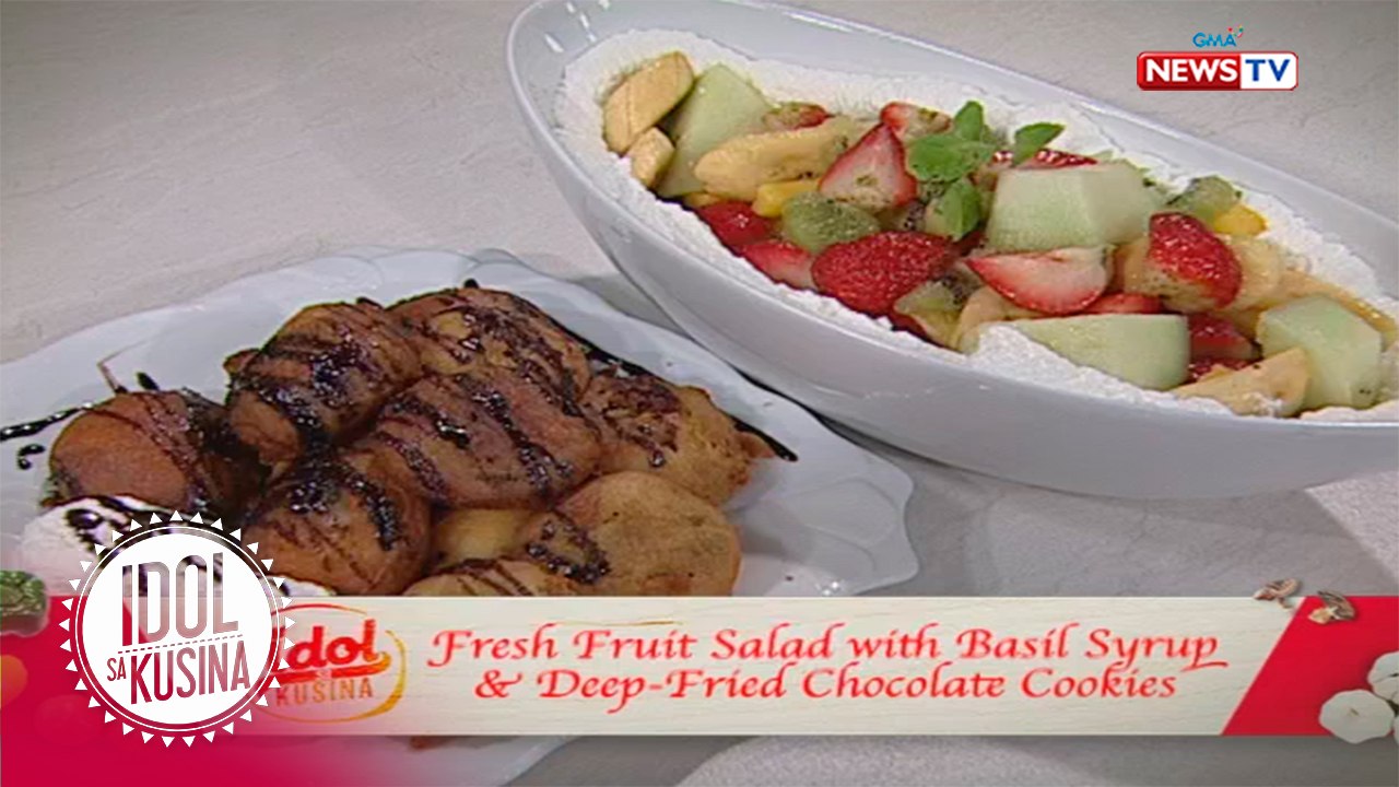 Idol sa Kusina recipe: Pan fried chocolate cookies with fresh fruit salad