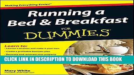 [PDF] Running a Bed and Breakfast For Dummies Popular Colection