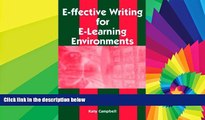 Big Deals  E-Ffective Writing for E-Learning Environments  Free Full Read Best Seller