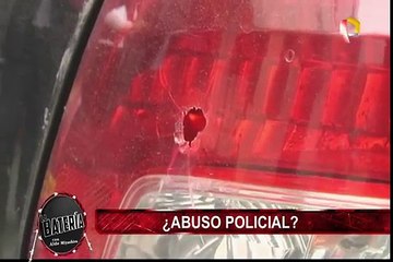 ¿Abuso policial?: Mujer es intervenida a balazos en La Victoria