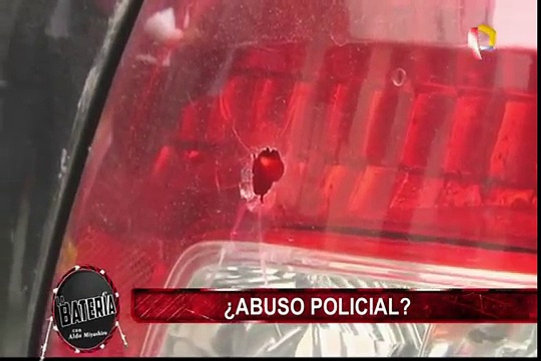 ¿Abuso policial?: Mujer es intervenida a balazos en La Victoria