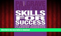 FAVORIT BOOK Skills for Success: The Personal Development Planning Handbook (Palgrave Study