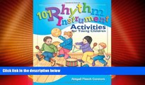 Big Deals  101 Rhythm Instrument Activities for Young Children  Best Seller Books Most Wanted
