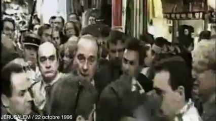 Jacques Chirac à Jérusalem : "Do you want me to go back to my plane ?"