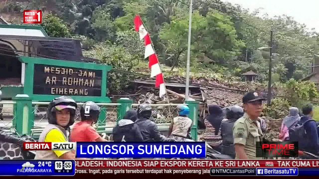200 Rumah Rusak Akibat Longsor di Sumedang