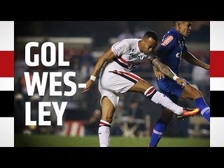 GOL: WESLEY - SPFC 1 X 0 CRUZEIRO | SPFCTV