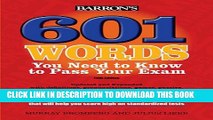 [PDF] 601 Words You Need to Know to Pass Your Exam (Barron s 601 Words You Need to Know to Pass