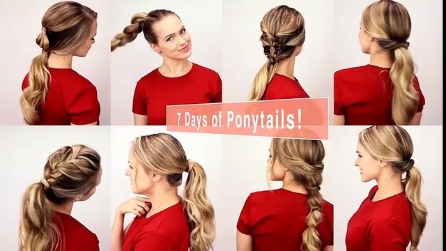 Kiểu tóc cột đuôi gà 7 kiểu cho cả tuần xinh xắn