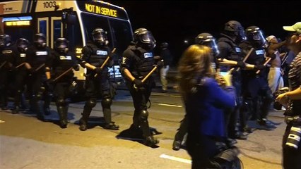 Manifestantes protestam após polícia dos EUA matar homem negro na Carolina do Norte