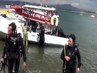Batık uçak Kuşadası'na ilgiyi artırdı