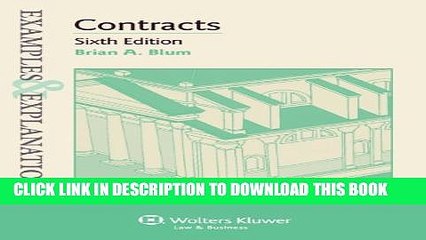 [PDF] Examples   Explanations: Contracts, Sixth Edition Full Online