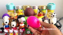 Snoopy,PLAY DOH SURPRISE EGGS with Surprise Toys,Hello Kitty,Thomas and Friends,Surprise Eggs Video, Videos for Kids