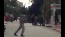 İsrail Büyükelçiliği'ne Girmeye Çalışan Saldırgan Bacağın Vurularak Etkisiz Hale Getirildi