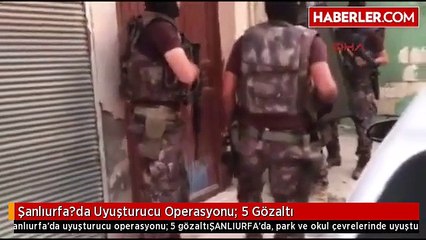Şanlıurfa?da Uyuşturucu Operasyonu: 5 Gözaltı