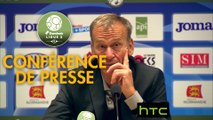 Conférence de presse Havre AC - Stade Brestois 29 (1-1) : Bob BRADLEY (HAC) - Jean-Marc FURLAN (BREST) - 2016/2017
